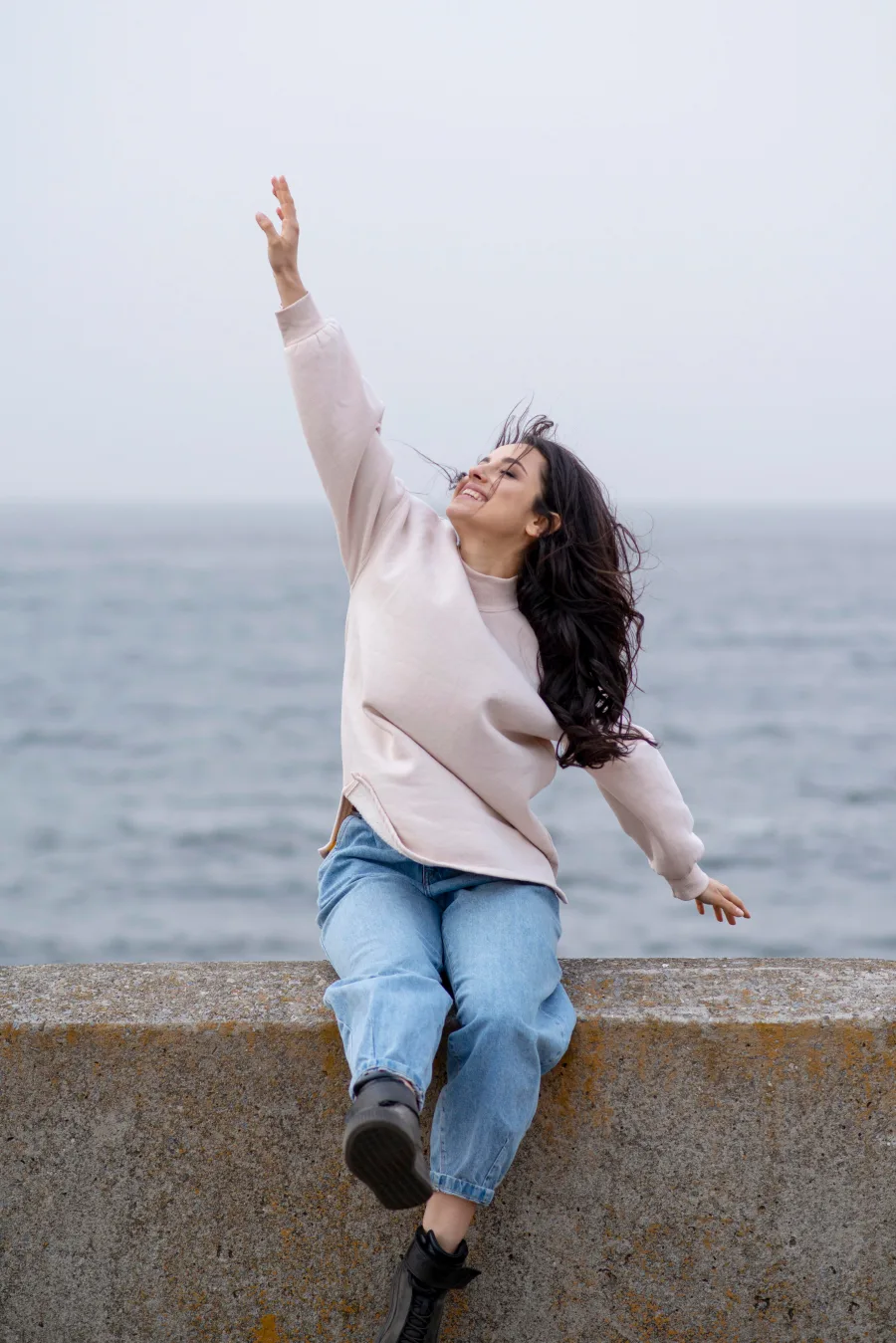 Woman reviewing her routine